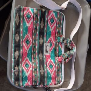Colorful Geometric Patterned Bag